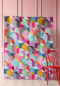 Tilda My Colourful Town Quilt Kit Pattern